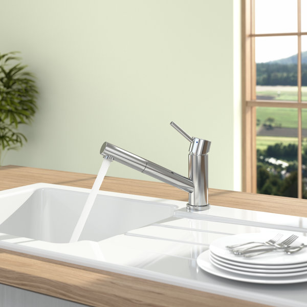 Villeroy & Boch Como Shower Kitchen Faucet, Made of Stainless Steel
